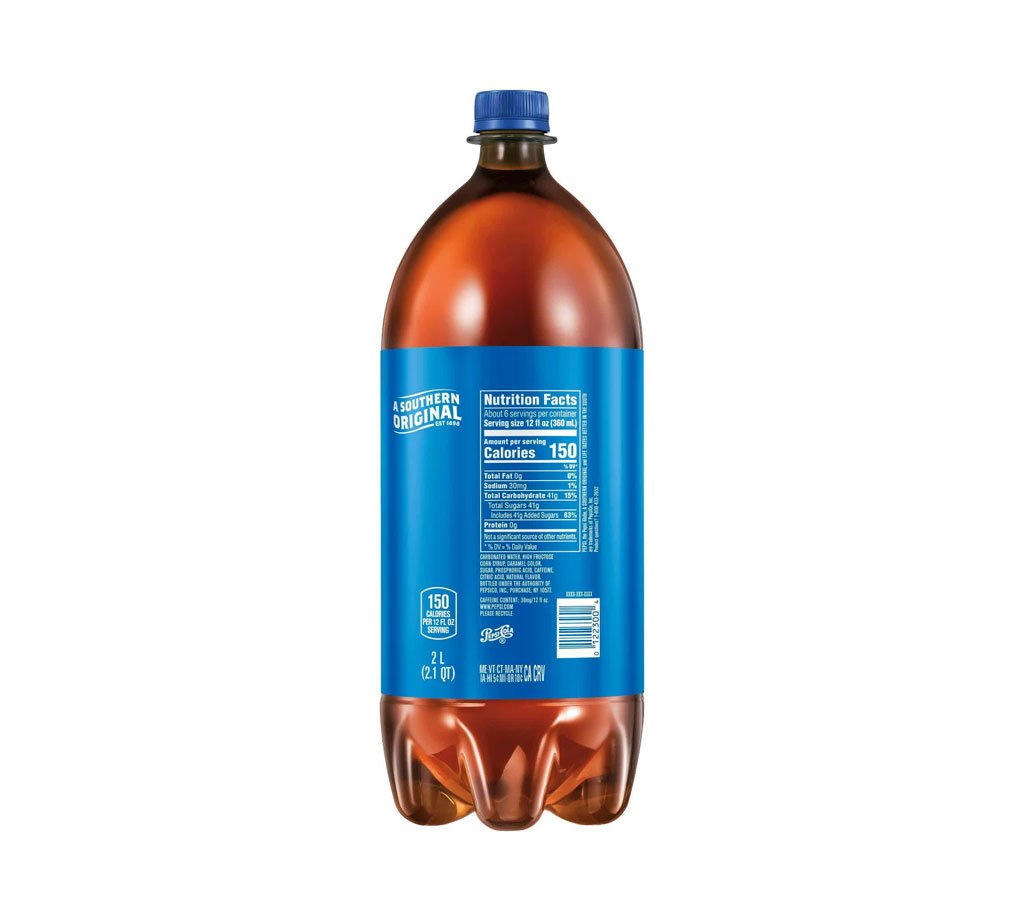 Pepsi Cola Soda - 2 L Bottle - Hình ảnh 3
