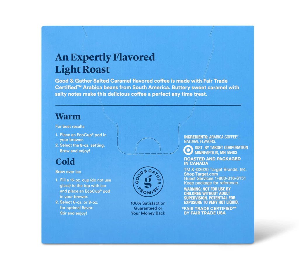 Naturally Flavored Salted Caramel Light Roast Coffee - Hình ảnh 3