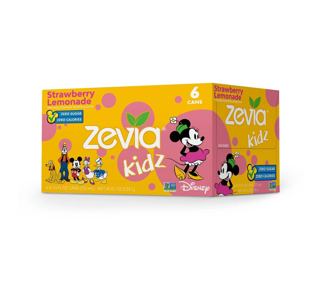 Zevia Kidz Strawberry Lemonade Zero Calorie Soda - Hình ảnh 3